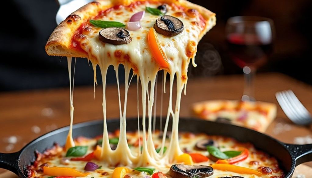 Pizza fitness de frigideira, crocante e fácil de&nbsp;fazer