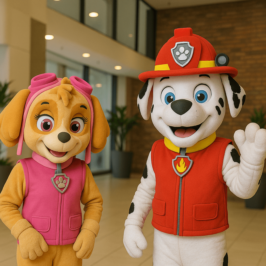 Shopping sul promove tarde de recreação gratuita com Patrulha&nbsp;Canina