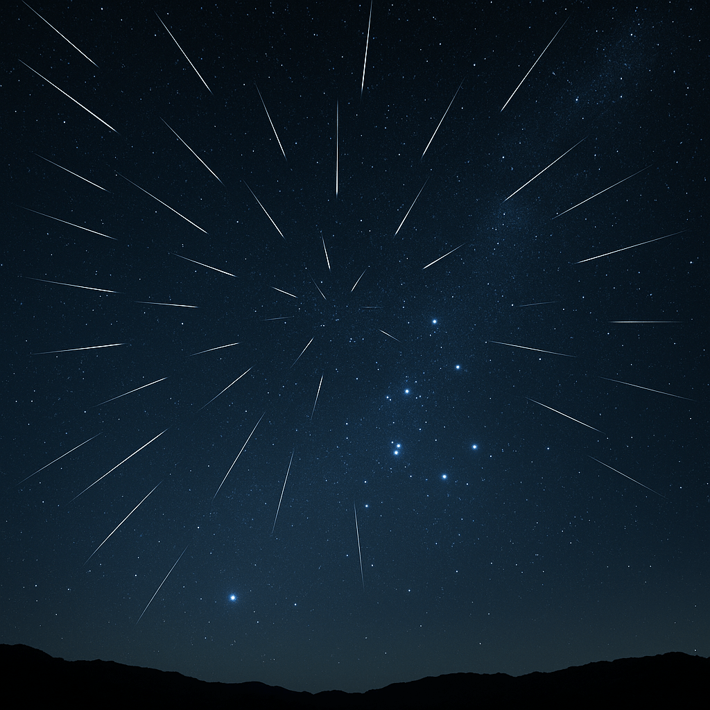 Meteoros Orionídeas atinge pico no Brasil e céu será&nbsp;espetáculo