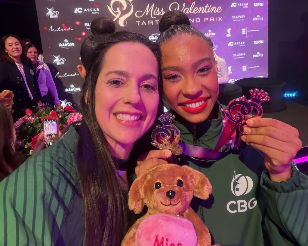 Geovanna Santos conquista duas medalhas no Grand Prix da&nbsp;Estônia