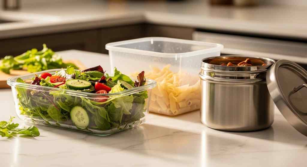 Marmita de vidro ou plástico? Veja o que muda na prática