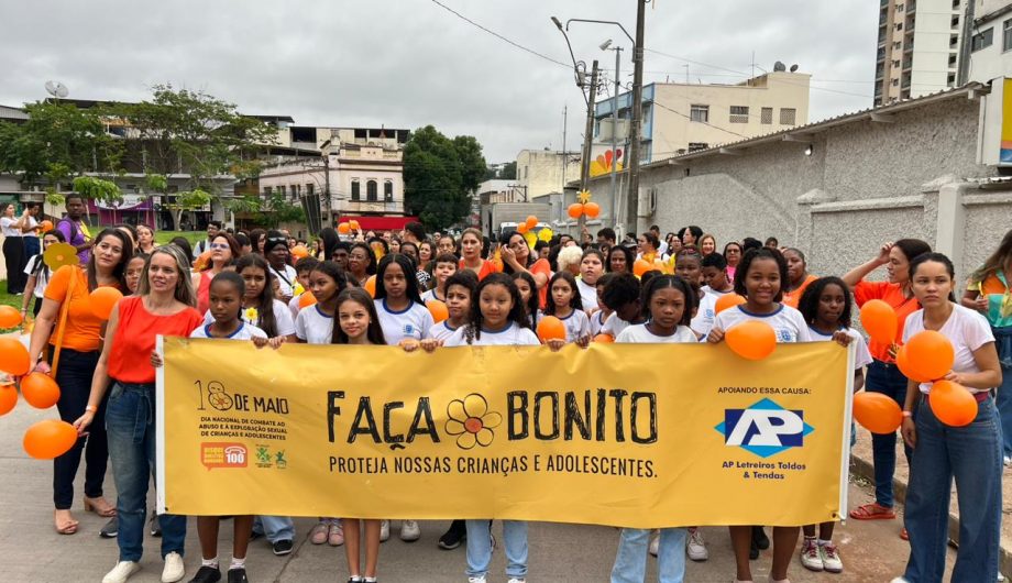 Caminhada mobiliza Cachoeiro contra abuso infantil