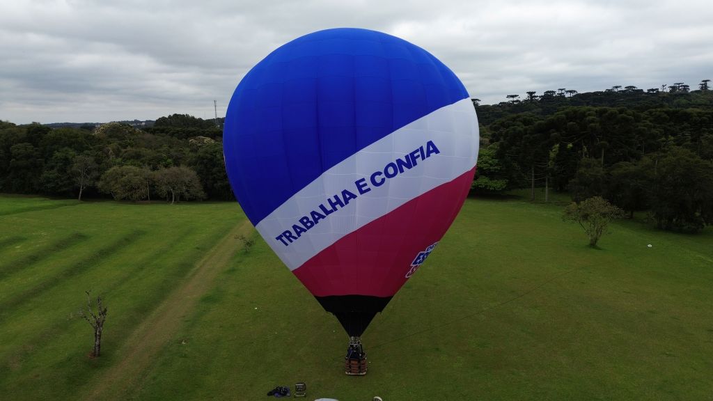 Balão com cores da bandeira capixaba será lançado em Pancas